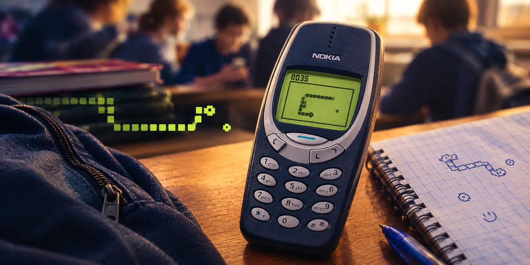 Nokia 3310 and the Snake game